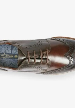 Next CONTRAST BROGUES WIDE FIT - Business-Schnürer - Brown -Next e818242e90e0445da9fd6957c825989d