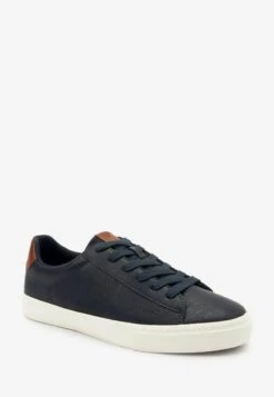 Next PERFORATED SIDE - Sneaker Low - Navy Blue -Next e8a78824f0984f619c79abff2a681d61
