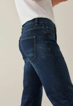 Next ULTIMATE COMFORT SUPER STRETCH - Jeans Straight Leg - Blue -Next e97bc6bb041b425da28dea0fbbd0fedd
