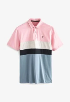 Next CHEST BLOCK STANDARD - Poloshirt - Pink Blue -Next e9fe439bc28d4a1bb679e283c8dcec39