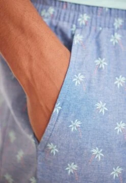 Next SET LIGHTWEIGHT STANDARD - Pyjama - Green Blue Palm Tree