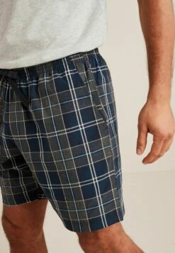 Next LIGHTWEIGHT SETS 2 PACK - Nachtwäsche Set - Navy Blue/grey Check -Next ef0df36d856048a7975b7c86819d64e8