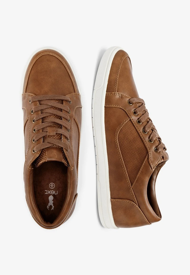 Next TAN PERFORATED TRAINERS - Sneaker Low - Brown 4 Next TAN PERFORATED TRAINERS - Sneaker Low - Brown – Bild 2