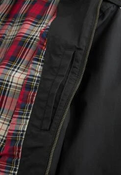 Next SHOWER RESISTANT CHECK HARRINGTON - Übergangsjacke - Black -Next f02ac2eb38fa407ebc0ef98fe7514762