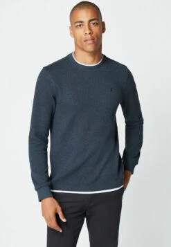 Next LONG SLEEVE - Strickpullover - Navy Blue