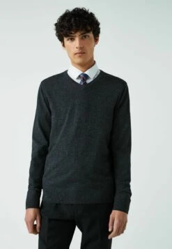 Next RICH V-NECK - Strickpullover - Black -Next f6bfdaaf165e443980959851890d42fa