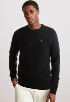 Next CREW NECK WITH ARM DETAIL - Strickpullover - Black -Next f95a2649219e44279e25a3f096425aec 1