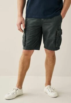 Next PREMIUM LAUNDERED CARGO STANDARD - Jeans Shorts - Charcoal Grey -Next f95e83b233674edfac7583178b433c3e 1