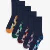 Next FOOTBED 5 PACK - Socken - Navy -Next f9d2893fb1e142578cb38634d1b9d42c