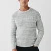 Next HELIX CREW NECK - Strickpullover - Grey