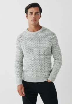 Next HELIX CREW NECK - Strickpullover - Grey