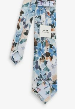 Next PATTERN SLIM - Krawatte - Light Blue Floral -Next fdcb139764774949b2485bc6de0520bc