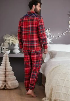Next MATCHING FAMILY CHRISTMAS CHECK STANDARD - Nachtwäsche Hose - Red